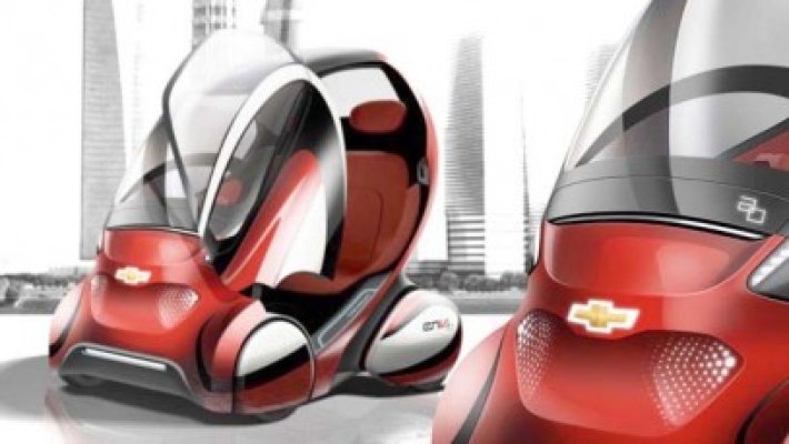 Twizy făcut de americani va fi Chevrolet EN-V 2.0